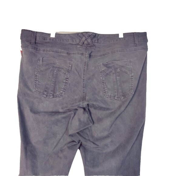 TRIPP NYC Jeans 22T Black Straight Stretch Skull Hardware Goth Punk Grunge - Picture 3 of 5